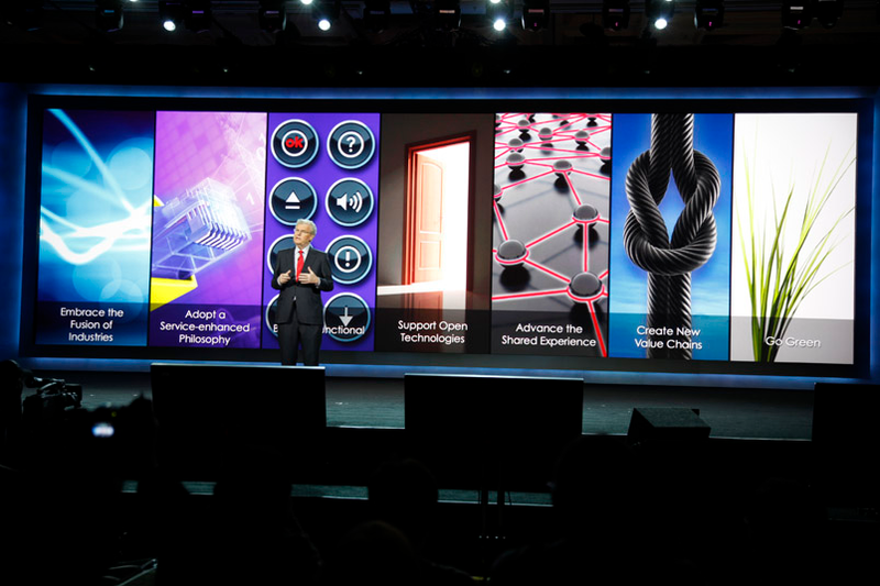Illustration for article titled Live: Sony CEO Sir Howard Stringer CES 2009 Keynote